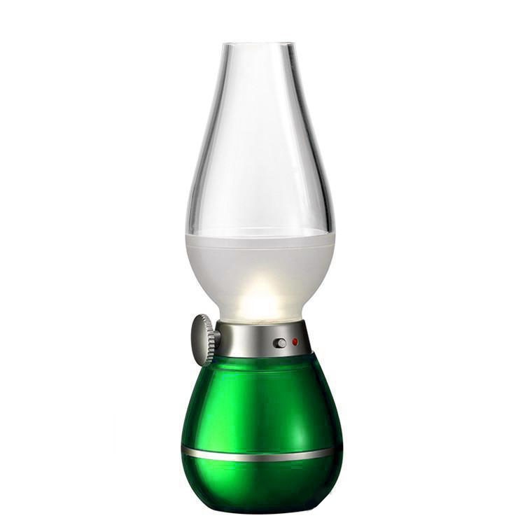 Đèn dầu thờ cúng cảm ứng Điện Tử LED Thổi Tắt khi bật, không khói khi thổi
