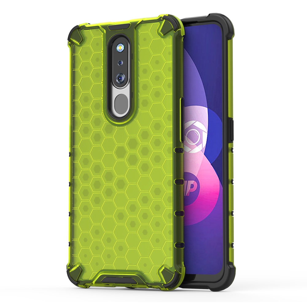 Ốp điện thoại PC cứng + TPU mềm chống sốc trong suốt cho OPPO Realme 5 F11 Pro F9 Reno 2