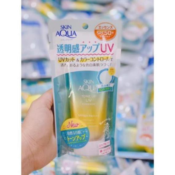 [Hàng Nhật] Kem Chống Nắng Nâng Tông Da Skin Aqua SPF50+ PA++++ 80g (Japan)