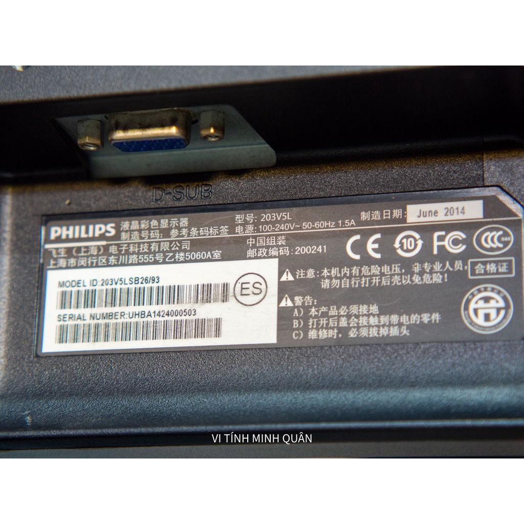 [Mã 255ELSALE giảm 7% đơn 300K] Màn hình PHILIPS 19.5" 203V5L (1600x900/60Hz/5ms) (Hàng mới 99%) | BigBuy360 - bigbuy360.vn