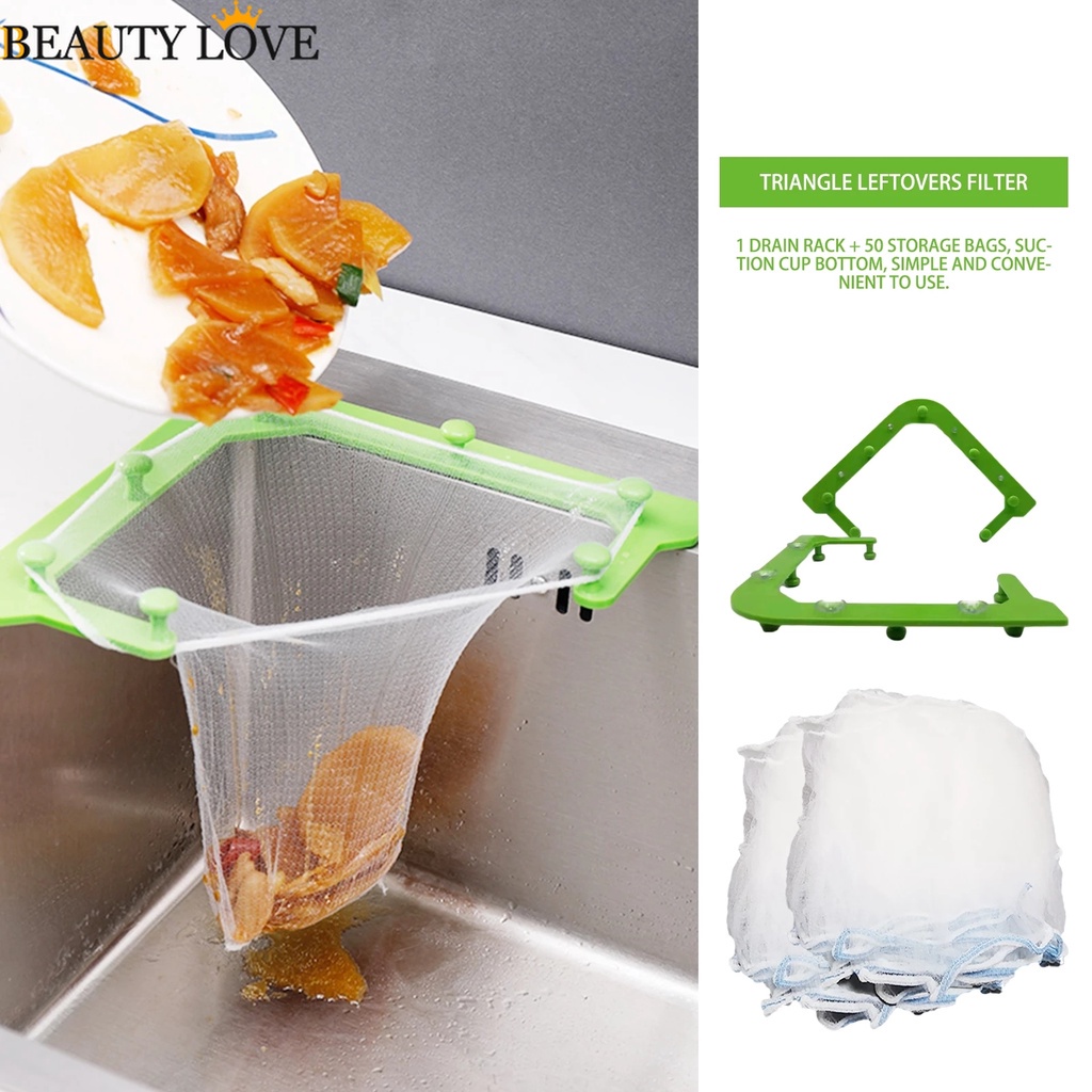 Giỏ Lưới Tam Giác Lọc Rác Bồn Rửa Chén / Bồn Rửa Chén / Bồn Rửa Nhà Bếp Tiện Dụng