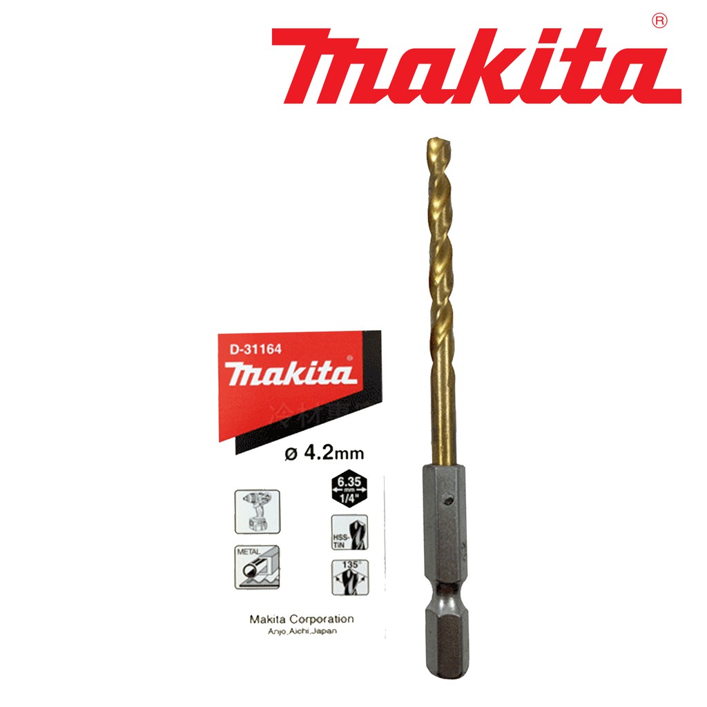 Mũi khoan kim loại đuôi lục giác Makita D-31164 (4.2x95mm)