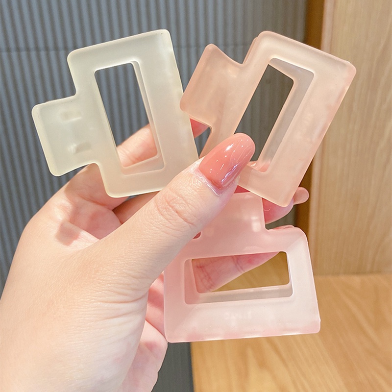 Kẹp Tóc Bằng Nhựa Acrylic Phong Cách Hàn Quốc Mới