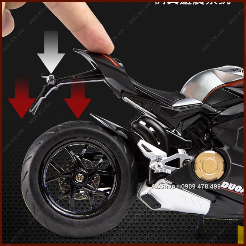 Xe Mô Hình Moto Siêu Xe Ducati1199 Corse V4S - H1Toy