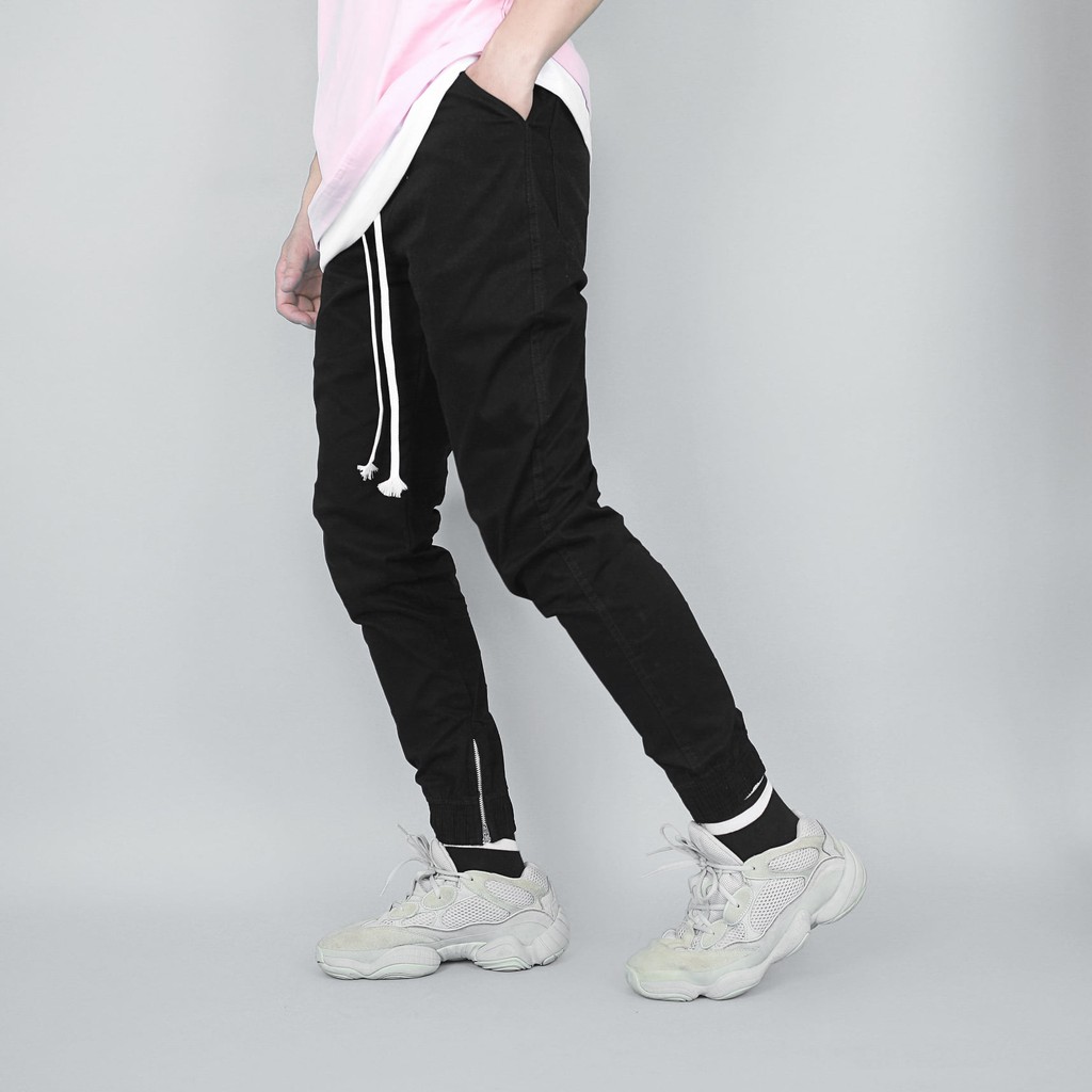 Quần jogger kaki trơn