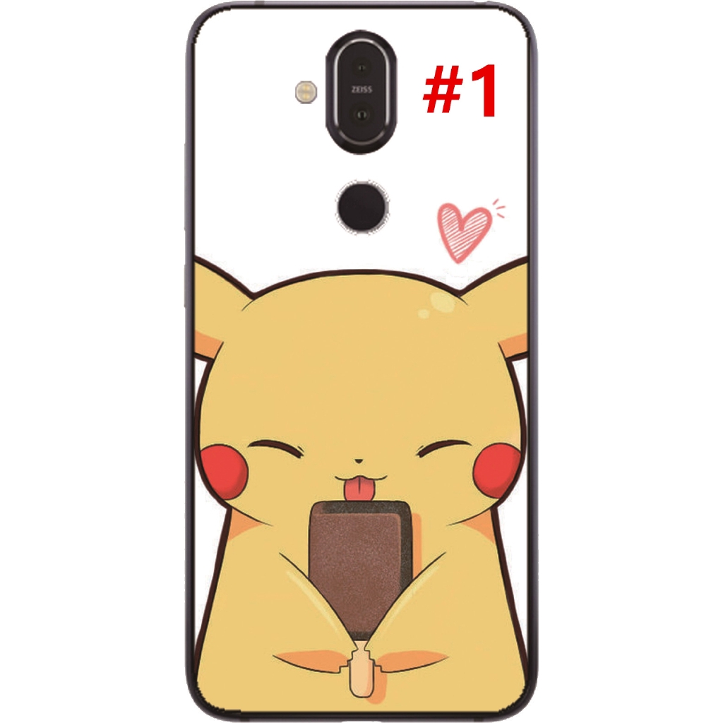 Ốp điện thoại bằng TPU mềm hình hoạt hình Pikachu dành cho Nokia 2.1/3.1/5.1/7.1/4.2/3.2