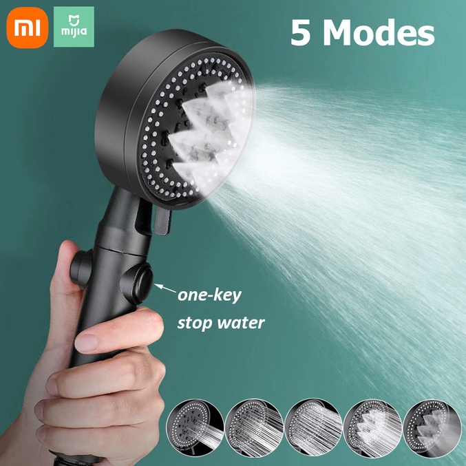 Đầu Vòi Hoa Sen 5 Chế Độ Điều Chỉnh Tiện Dụng Cho Phòng Tắm