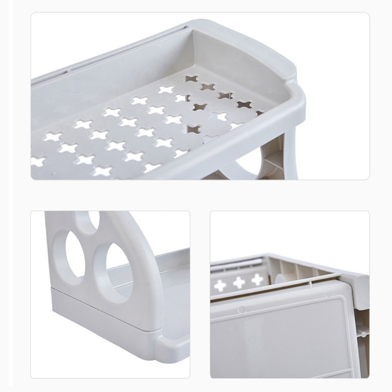 Giá Đỡ Đựng Gia Vị 2 Tầng Tiện Lợi Dành Cho Nhà Bếp