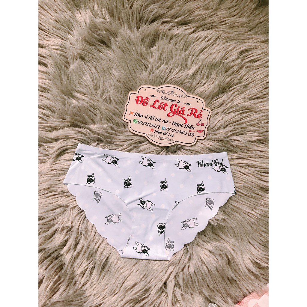 Combo 3 quần su viền sóng vibrant gril họa tiết xinh xắn - INBOX SHOP LỰA MẪU