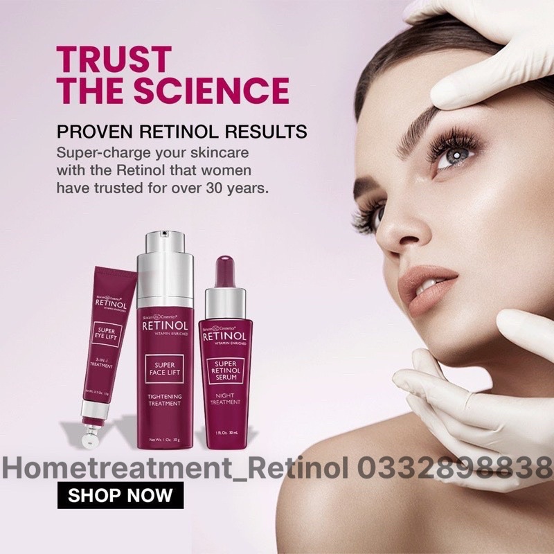 Set Super Retinol Kit (Gồm huyết thanh nâng cơ, huyết thanh 6x retinol và kem mắt)
