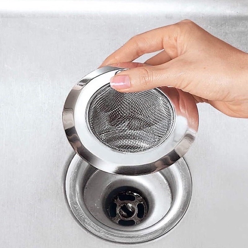 2 Khung Lưới lọc rác bồn rửa bát inox không rỉ cao cấp chống tắc nghẽn hiệu quả