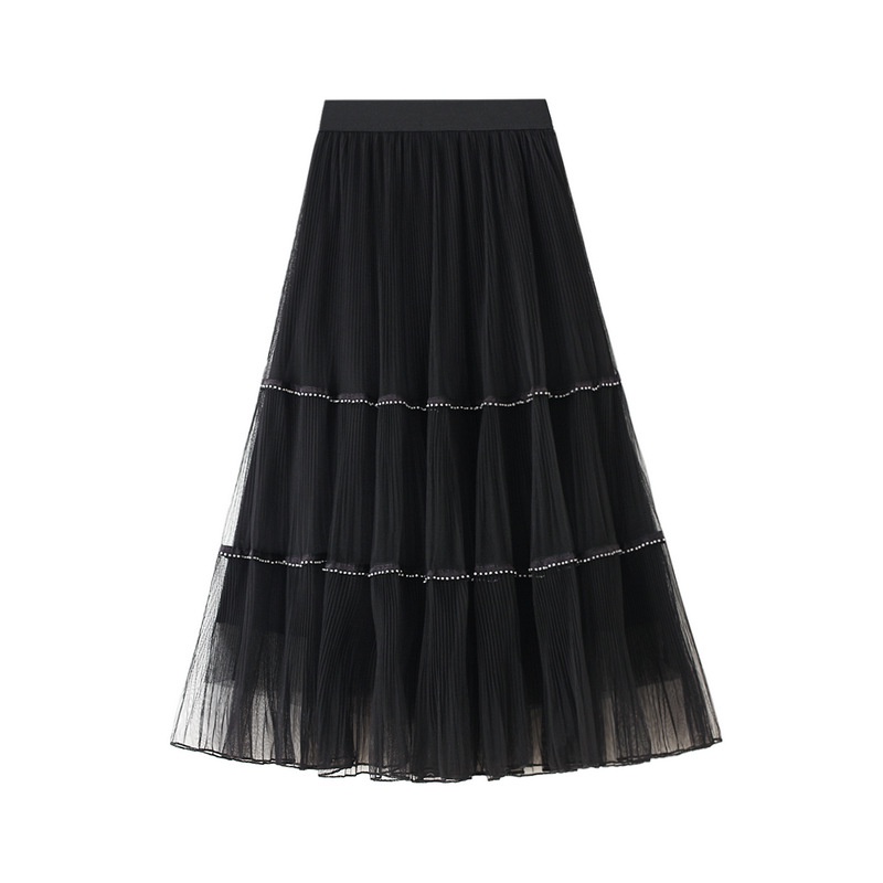 Chân váy lưới 3 lớp trẻ trung free size VAY130