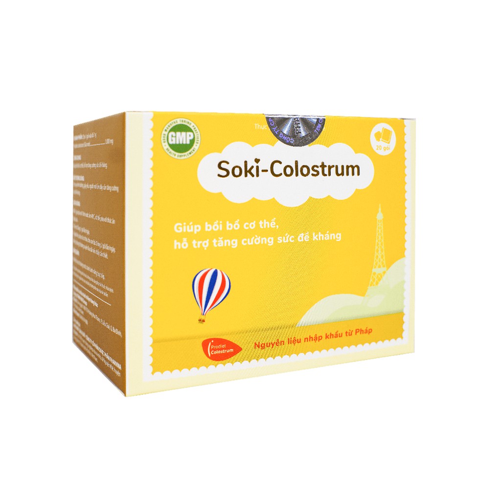 [HÀNG CHÍNH HÃNG] SOKI COLOSTRUM - TĂNG CƯỜNG ĐỀ KHÁNG, BỒI BỔ CƠ THỂ CHO BÉ LIỆU TRÌNH TỐI THIỂU 2 HỘP