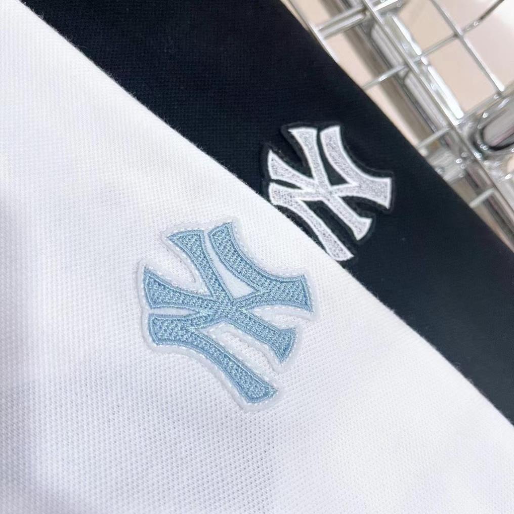 Áo Polo NY MLB Basic unisex nam nữ in hình Monogram Logo cá tính