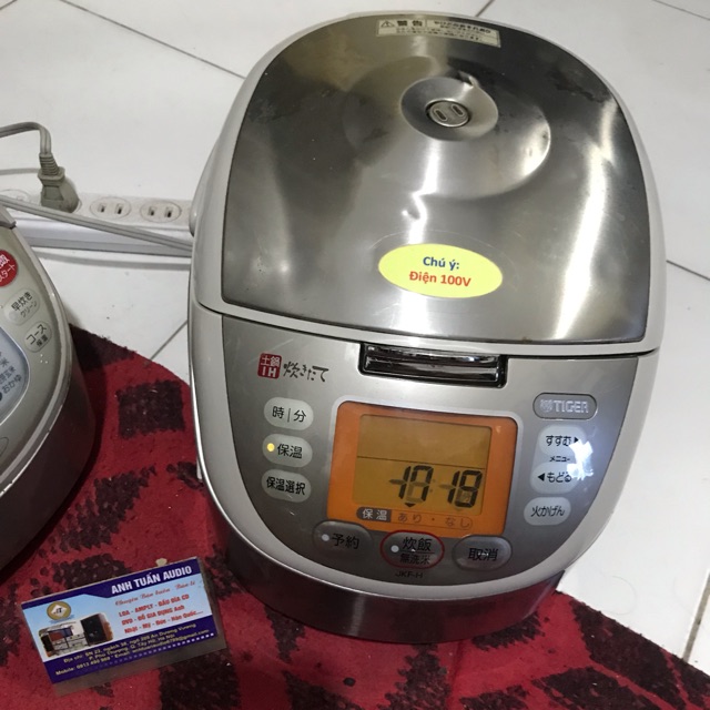 Nồi cơm điện cao tan Nhật tiger gốm 1L