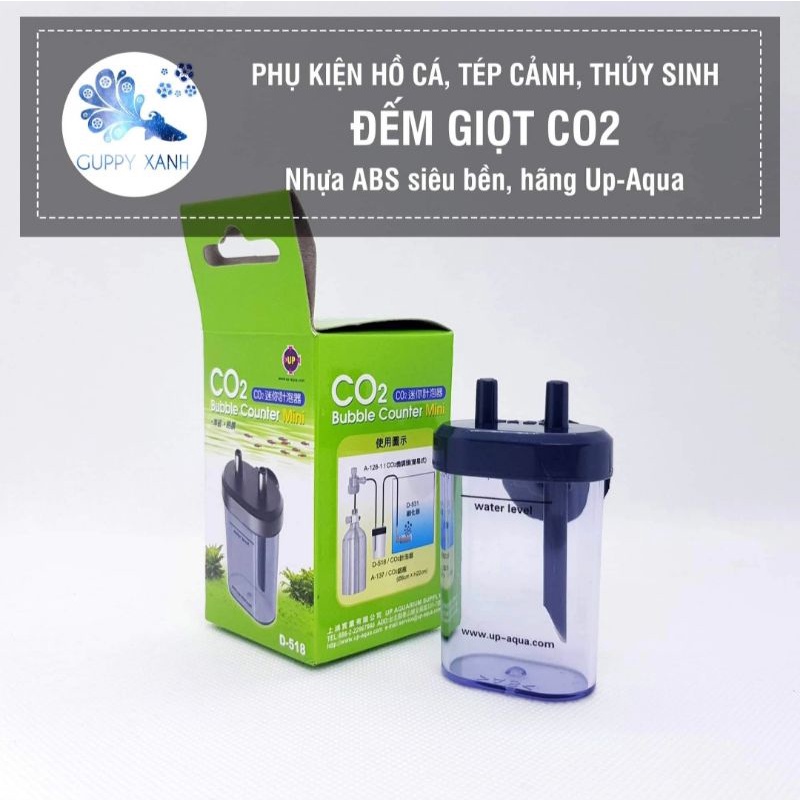0Bộ Đếm Giọt CO2 Up Aqua D518 ☘ Đếm Giọt - Canh Chỉnh CO2 Cho Bể Thủy Sinh