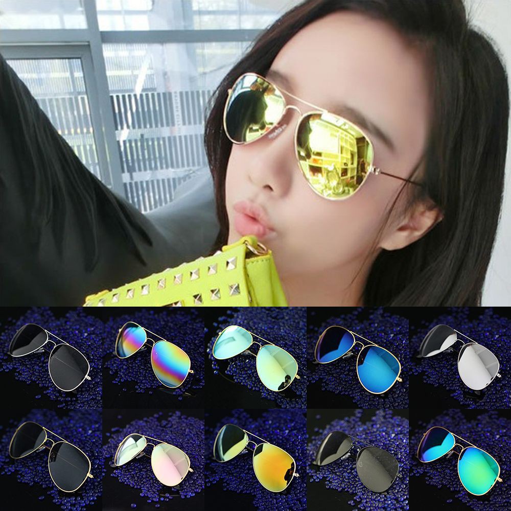 Kính mát tráng gương gọng kim loại gentle monster | BigBuy360 - bigbuy360.vn