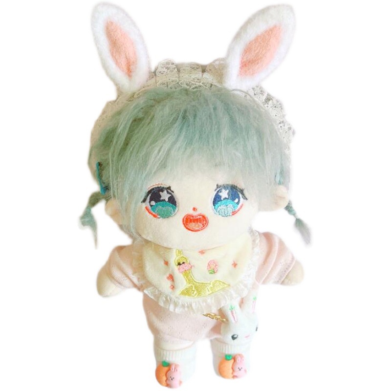 20cm Quần áo búp bê dây đeo đầu Tạp dề Áo thun Phụ kiện búp bê