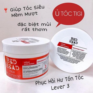 Ủ tóc Bed Head Tigi 200g suôn mượt phục hồi hư tổn