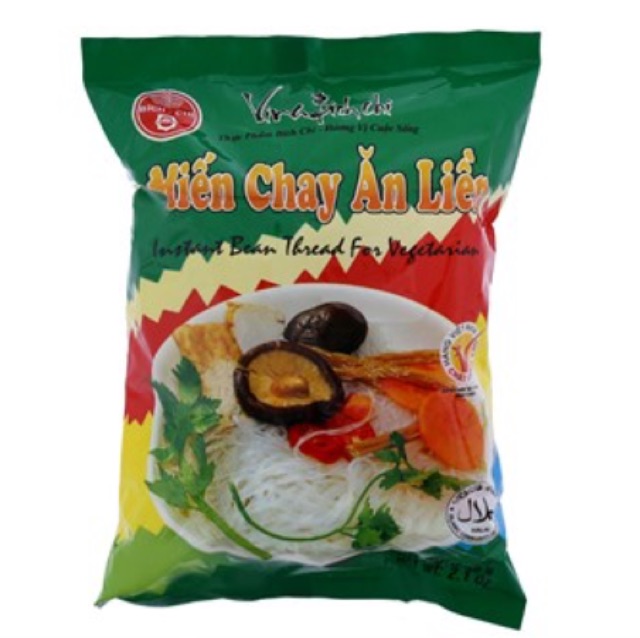 Miến chay ăn liền Bích Chi gói 60g