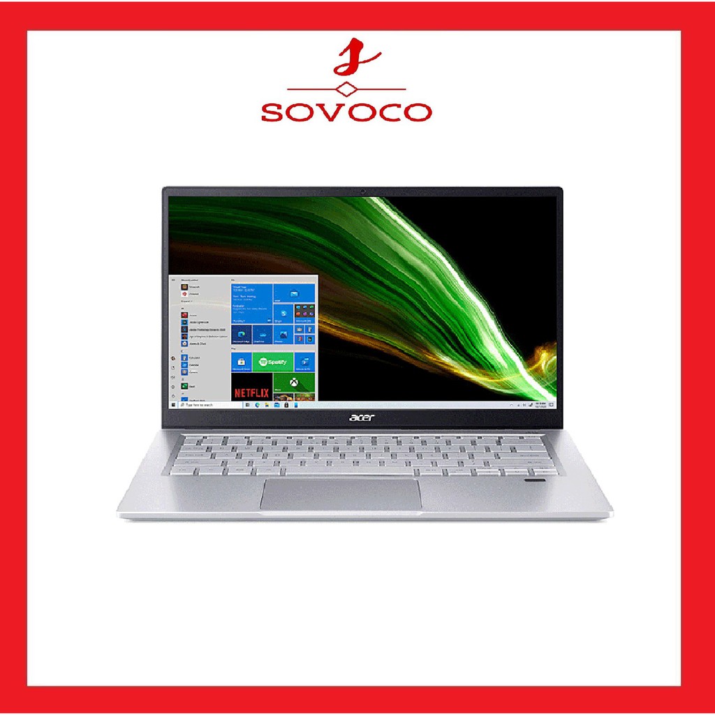 Laptop Acer Swift 3 SF314-511-58TH (NX.ATQSV.001) (i5-1135G7/16GB RAM/512GB SSD/14.0 inch FHD IPS 100% sRGB/Win10/Xanh)