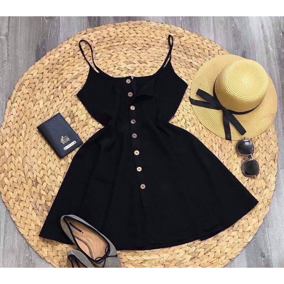 [Mã FAMAYWA2 giảm 10K đơn 50K] Đầm Xòe Sexy Dễ Thương Nút | BigBuy360 - bigbuy360.vn