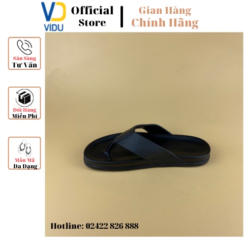 Dép tông nam thời trang D&G ViDu 21101 màu đen chống trơn trượt, thoáng mát