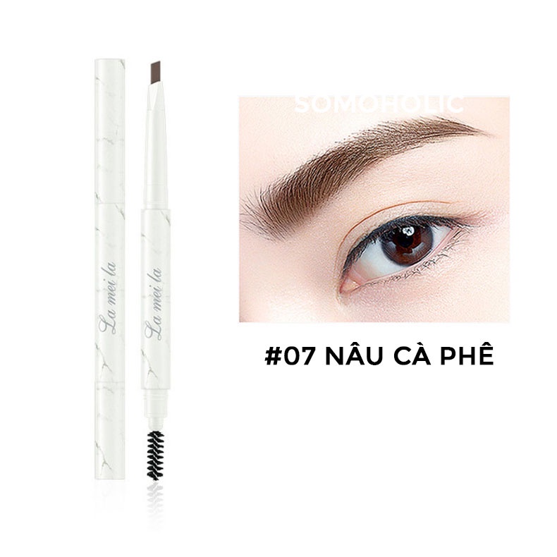 Chì kẻ mày hai đầu nội địa trung vân đá  lâu trôi Lameila Somoholic CKM1 | BigBuy360 - bigbuy360.vn