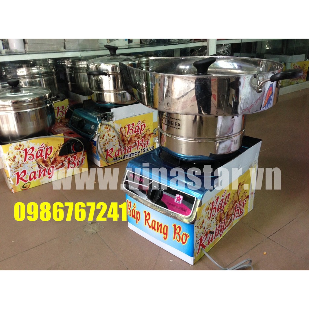 Máy làm bắp rang bơ công nghiệp loại mới siêu tiên lợi