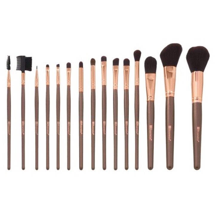 Bộ cọ trang điểm Bh Cosmetics Rose Gold - 15 Piece Brush Set