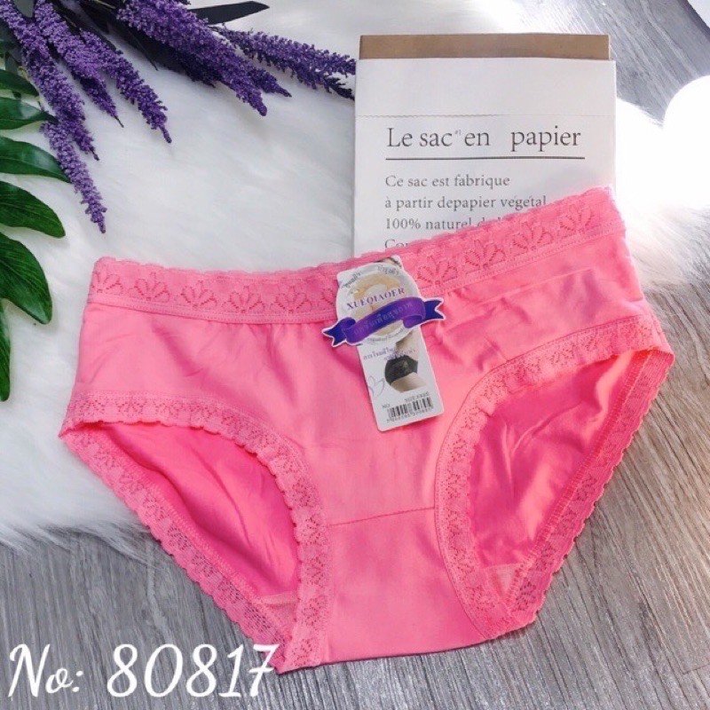 QUẦN COTTON VIỀN REN ĐẸP XINH