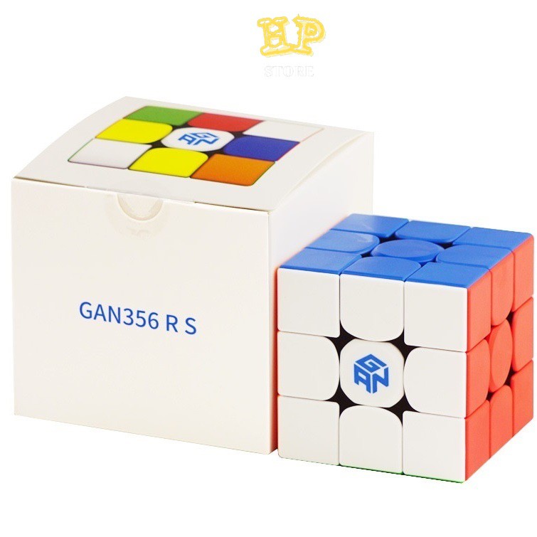 Rubik 3x3 Gan 356 RS Stickerless – Siêu Trơn, Cắt Góc Tốt – Cầm Chắc Chắn Màu Sắc Nét – GAN01