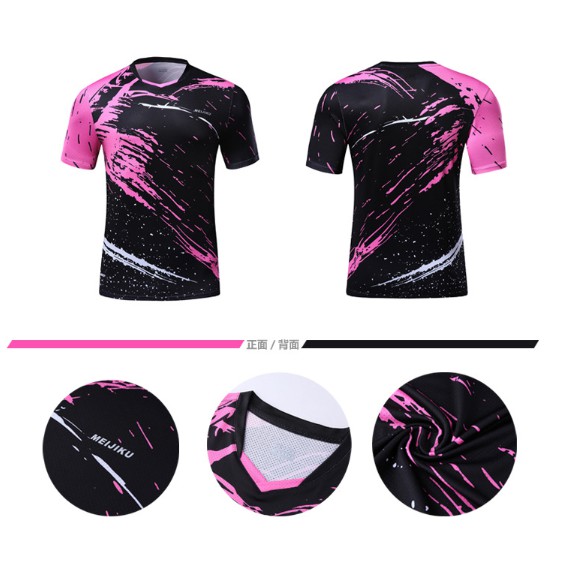 Áo Mejiku nữ đen hồng