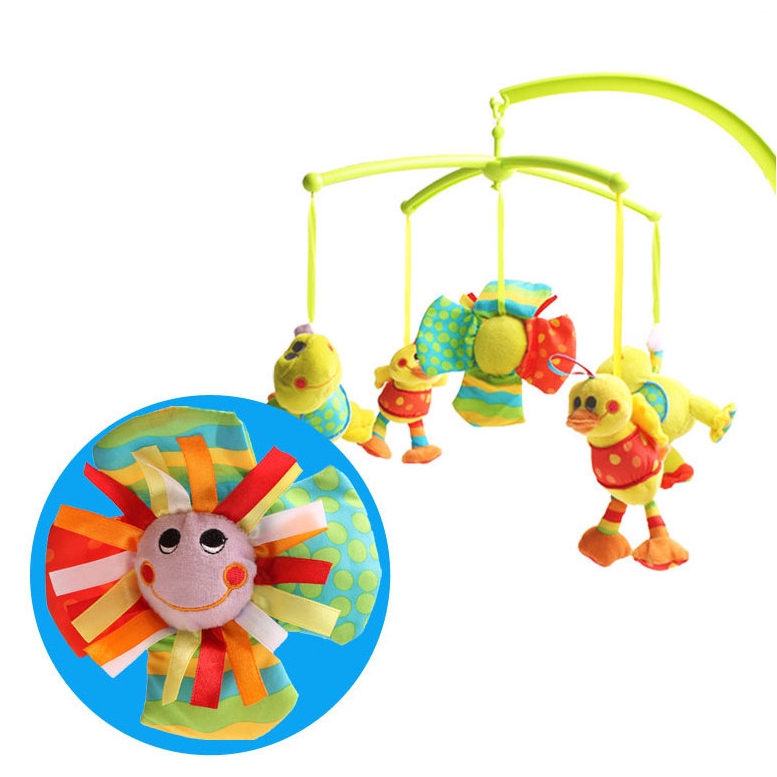 Music Rotating Bed Bell Mainspring Control Infant Puzzles Toy