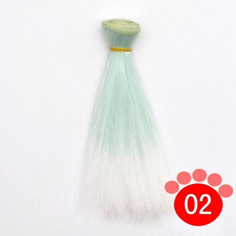 Tóc Giả Dài Thẳng Cho Búp Bê bjd 15*100cm 25*100cm