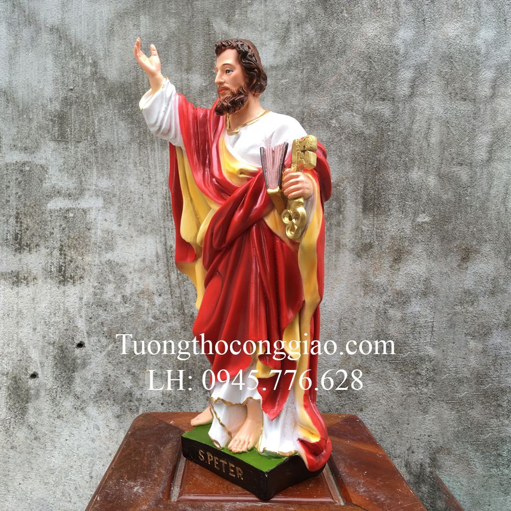 Tượng Thánh Phêrô  45cm Composite