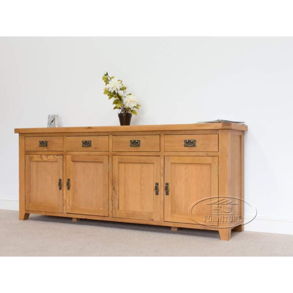 Tủ bếp 4 cánh 4 ngăn kéo gỗ sồi Mỹ | BigBuy360 - bigbuy360.vn