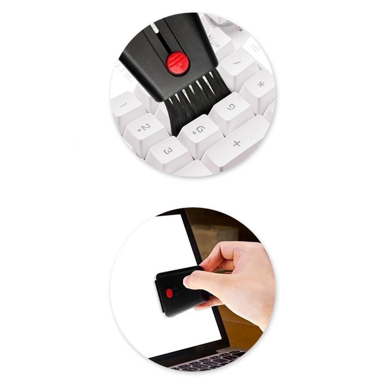 Bàn Chải Mini Hai Đầu Vệ Sinh Màn Hình Máy Tính / Laptop / Điện Thoại Tiện Dụng