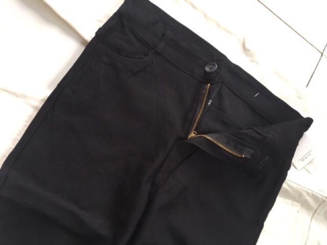 [ Mã FAGREEN55 giảm 10% tối đa 30K đơn 99K] Quần skinny cạp khoá chất liệu kaki chun co dãn( gỗ) | BigBuy360 - bigbuy360.vn