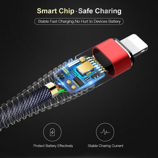 Cáp Sạc Cổng Micro Usb Dạng Dây Dù Cho Ios Android