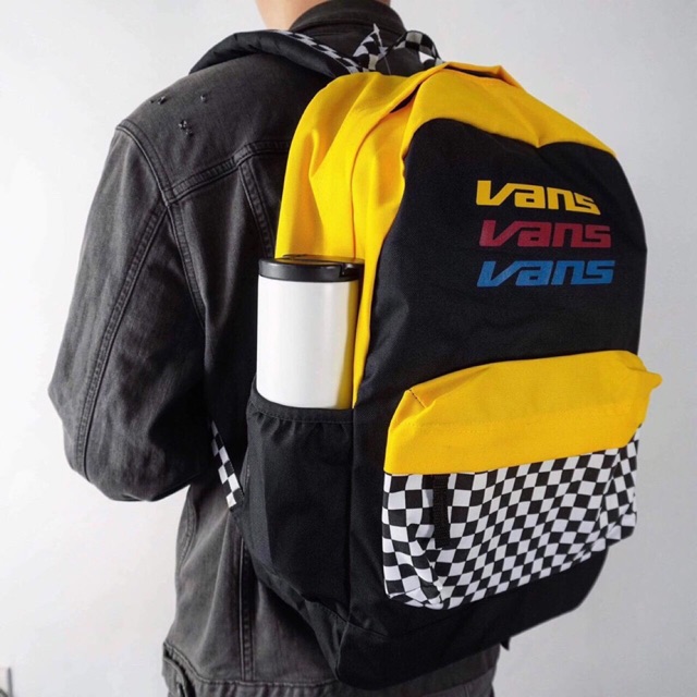 Ba lô Van.s Old Skool II Black/Yellow 2019
