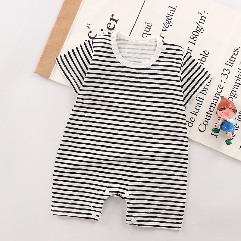 Áo liền quần Cotton In HoạT HìNh Dễ Thương Cho Bé GáI