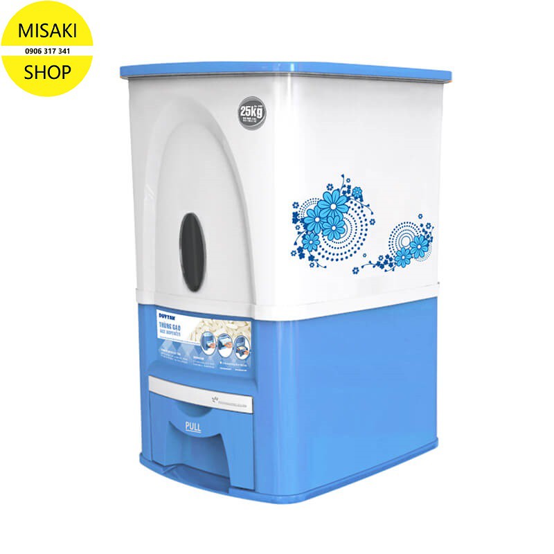 Thùng Gạo Thông Minh Duy Tân 25kg (31 x 36 x 55 cm)