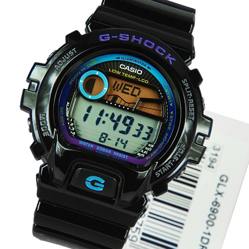 Đồng Hồ Nam Casio G Shock GLX-6900-1DR Dây Nhựa Màu Đen - Có Đồ Thị Thuỷ Triều