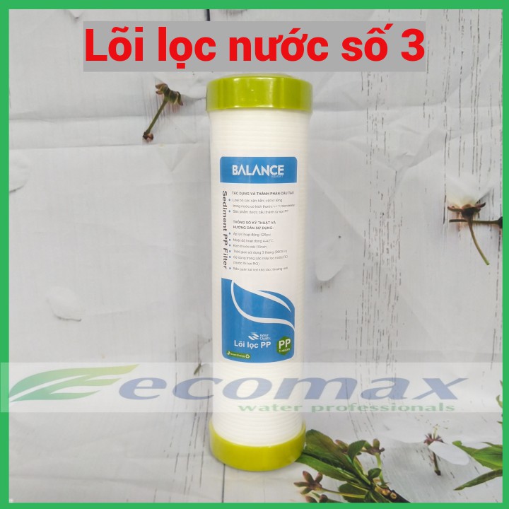 Lõi lọc nước số 3 , lõi lọc nước số 3 sợi bông 1 micromet