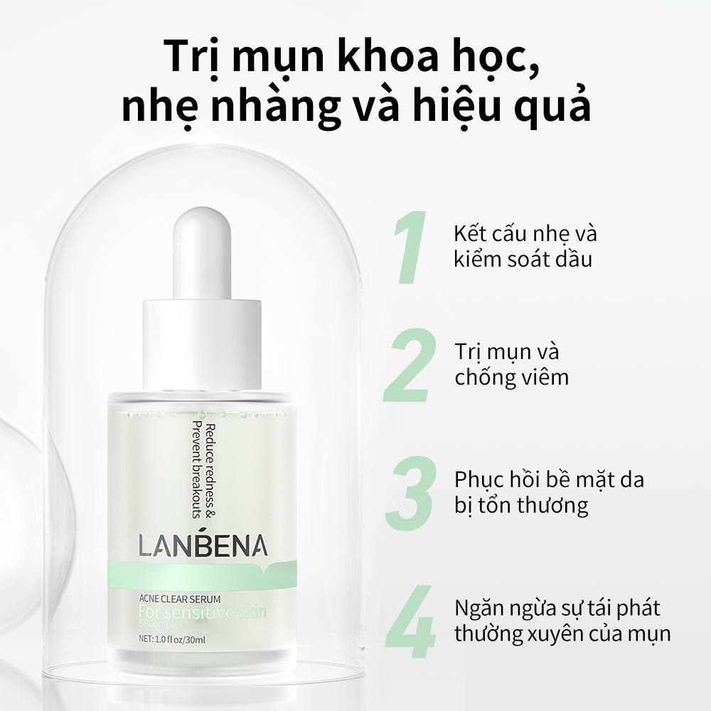 Serum Niacinamide Lanbena Dưỡng Trắng Da Chống Lão Hóa 30ml/15ml