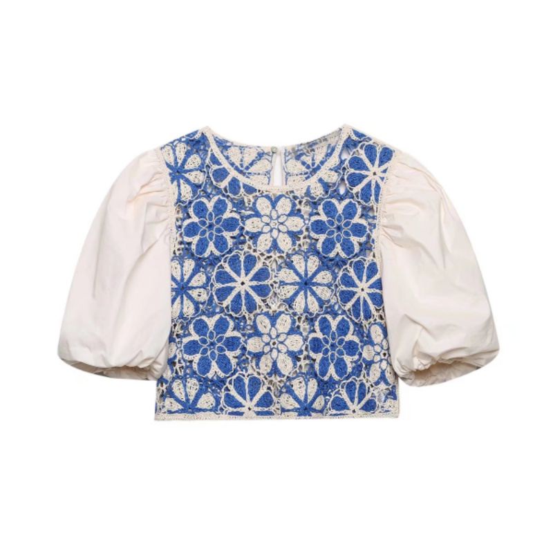 ÁO REN LỖ CROPTOP ZARA XUẤT XỊN