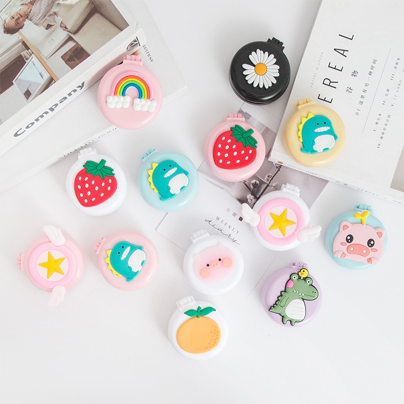 Lược massage hàn quốc phim hoạt hình tròn mềm cầm tay lược massage