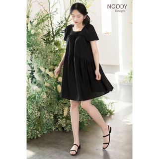 Váy bầu công sở dángváy babydoll Noody chất lệu linen dáng tiểu thư