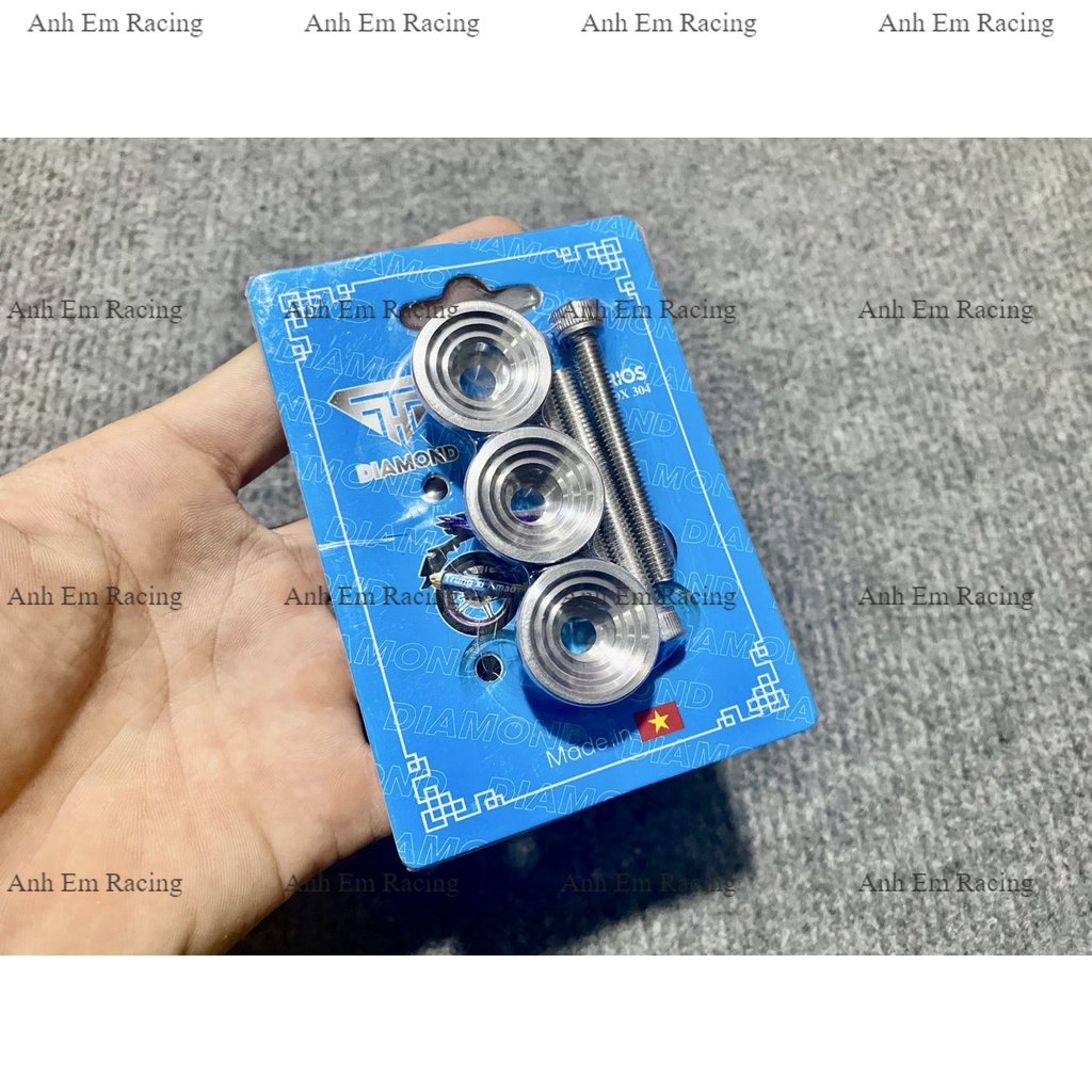 Khâu Gắn Rổ Salaya Cho Wave Chuẩn Inox304 Sáng Bóng